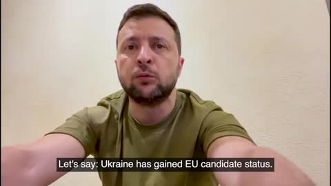 Ukraine has GAINED EU candidate status