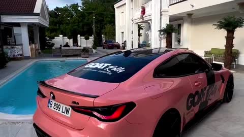 BMW PINK CAR