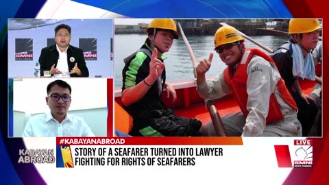 Atty. Arleo, nagbigay ng encouragement message sa mga kapwa niya seafarer