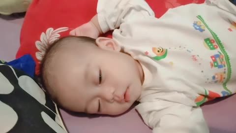 Cute baby sleeping