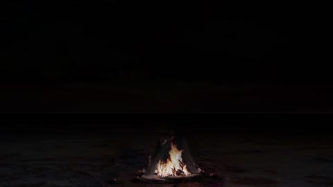 Campfire on the Beach- Ambience