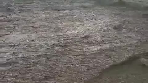 Flood Covers Road in Debris in Arizona