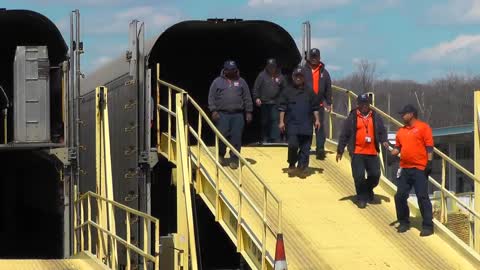 Amtrak Auto Train Loading and Leaving Lorton Virginia to Sanford, Florida | Railfan Rowan