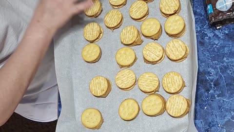 Chocolate Cover Peanut Butter Cookies