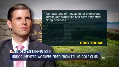 Fired Trump golf club worker in US illegally 'thinks' Trump knew illegal aliens were employed