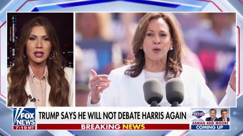 Kristi Noem: Debating Kamala Harris is a ‘waste of time’