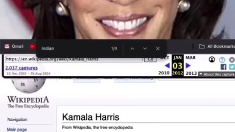 Kamala Wikipedia Changed Her Race 23 Times | WaybackMachine Internet Archive