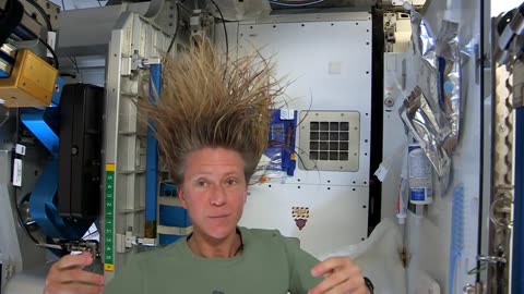 How You Wash Hair in Space