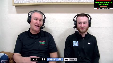 Halftime Show Interview With SMWC Men's Basketball Assistant Coach Jake Nerney