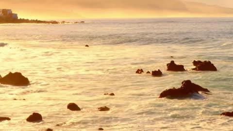 Stunning Ocean Waves Rocks