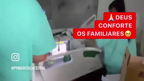 Hospital de Mathias Velho no primeiro dia da inundação.