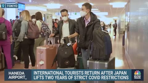 Tourists From Abroad Flock To Japan After Covid Restrictions Lifted