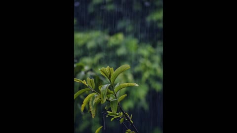 ASMR: Rain in the Jungle / Deep Relaxing / Soothing Sounds of Nature / Thunderstorm and Rain