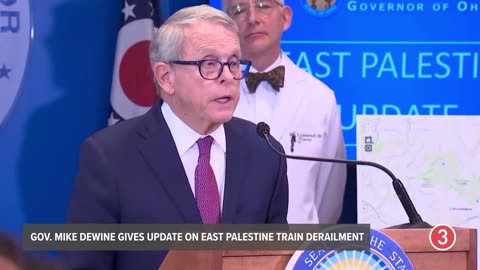 Ohio Gov. Mike DeWine on trail derailment