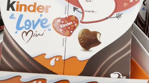 Kinder love chocolate milk