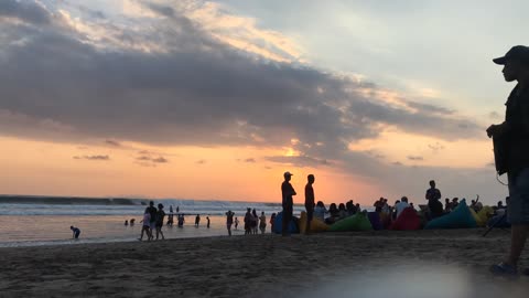 this is beautiful beach in BALI "double six beach"