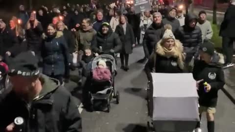 Denmark: Vaccine passport protest Dec. 18, 2021