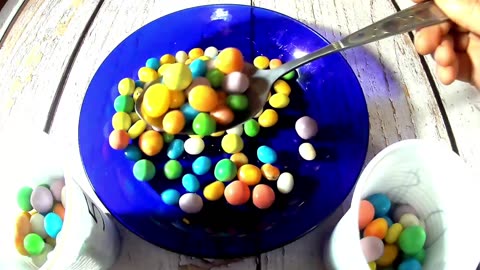 Satisfying ASMR Magic Rainbow Candy Mixing