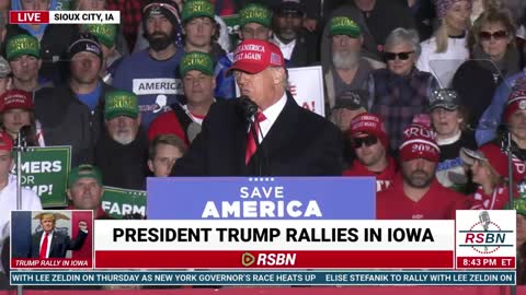 Trump: “If you want to stop destruction ... you must vote Republican in a giant red wave.”