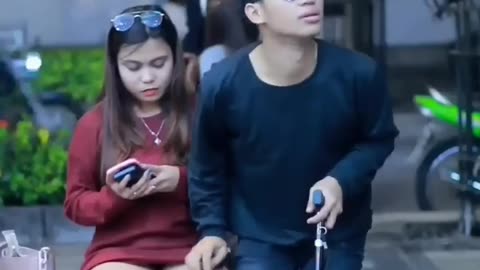 PRANK BUTA BIKIN GAGAL FOKUS VIRAL #short #viraltiktok