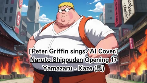 [Peter Griffin sings/AI Cover] Naruto: Shippuden Opening 17 | Yamazaru - Kaze (風)