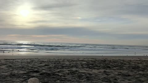 Tranquil Winter Beach Time