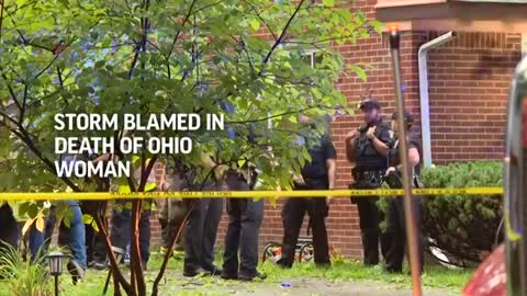 Woman killed by falling tree in Ohio storm