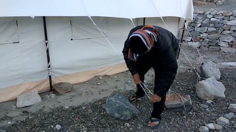 Tent at Pangong Lake Ladakh