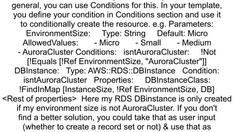 CloudFormation Resource Creation if not exist