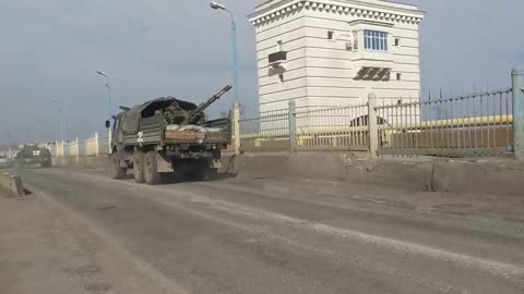 24.02.2022 Ukraine Russian armored vehicles and helicopter