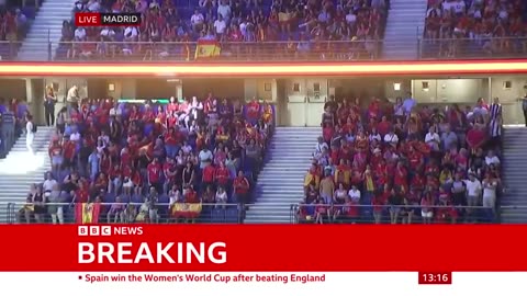 Spain beat England to win Women's World Cup - BBC News