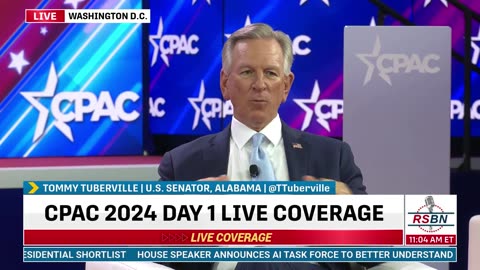 FULL SPEECH: Senator Tommy Tuberville Addresses CPAC in DC 2024 - 2/22/24