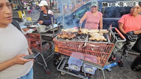 Shopping cart grillin'. Import the third world become the third world.