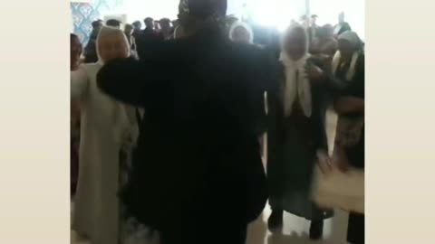 Romantic Men Fight for a Lady in the wedding Ceremony