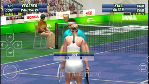 PPSSPP Virtual Tennis Lost against King and queen of tennis