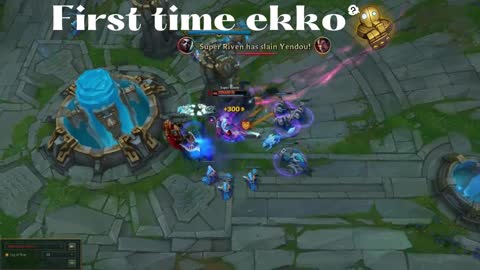 First time EKKO jungle - League of Legends