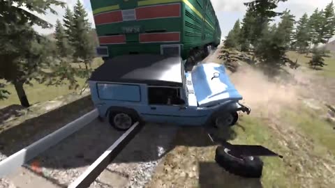 Train Accidents 6 BeamNG.drive