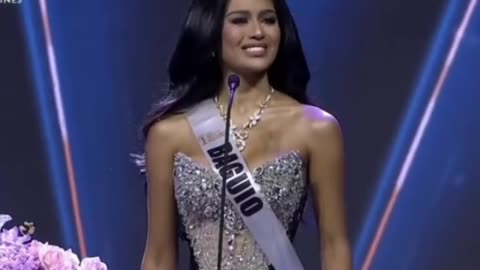 Crowd Cheers After Ms. Universe Philippines Candidate Answers Question About Trans in Female Sports