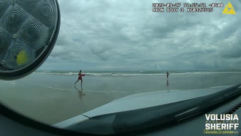 Florida deputy strips down to swimsuit to rescue boogie boarders struggling in the ocean