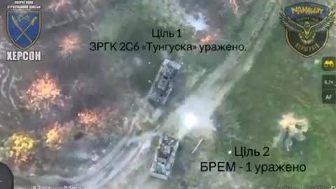 🔥 Ukraine Russia War | Ukrainian Drone Destroys Russian BREM-1 and Tunguska System | RCF