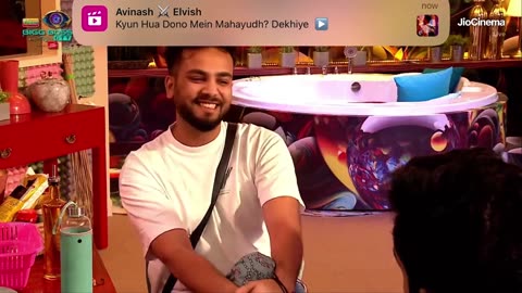 ELVISH YADAV vs AVINASH in Bigg Boss credit by jio cinema