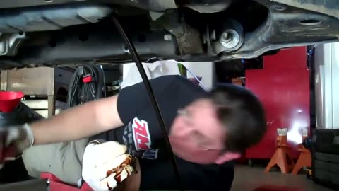 Oil change on 2007 Nissan Frontier part 2