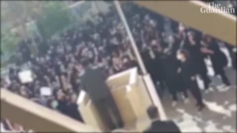 'Basij get lost!' Female protesters heckle morality police in Iran