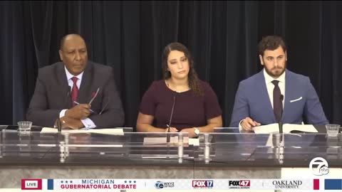 tudor dixon,grithcen writhmer face of in final debate