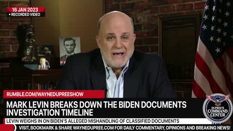 Only Mark Levin Can Break Down Biden's Mishandling Of Classified Like This