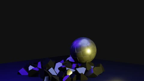 Blender3D Breaking Effect #blender #b3d