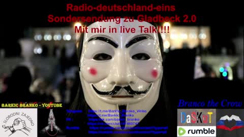 Radio-deutschland-eins Sondersendung zu Gladbeck 2.0 Mit mir in live Talk!!!!