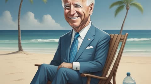 Biden Ignores Rising Death Toll in Hawaii, Goes on Vacation - Enhanced/Altered