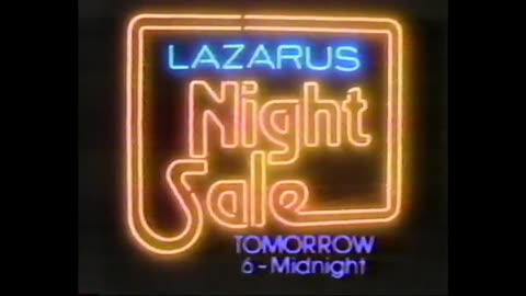 December 1984 - Night Sale at Lazarus Department Stores