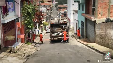 Coletores na correria